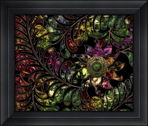 Framed Leaves of Glass Print