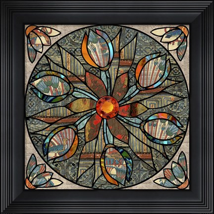 Framed Mandala Ibis Print