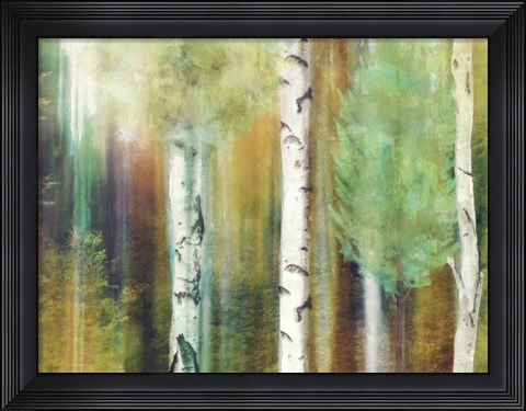 Framed Morning Trees Print