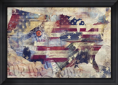 Framed We the People Print