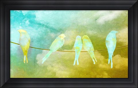 Framed Skybirds Print