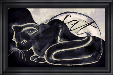 Framed Cat Print