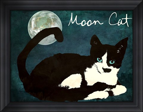 Framed Mooncat Print