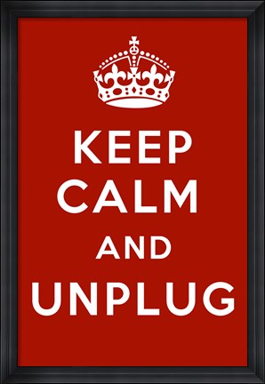 Framed Keep Calm I Print