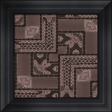 Framed Artdeco Sepia Print