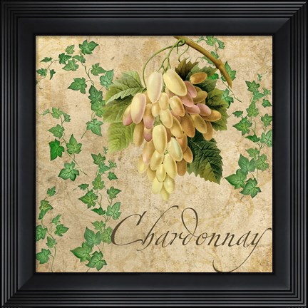 Framed Chardonnay Print