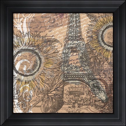 Framed Paris Pastiche I Print