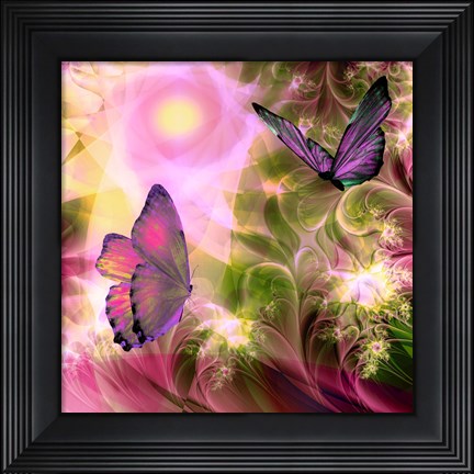 Framed Languid Journeys Print