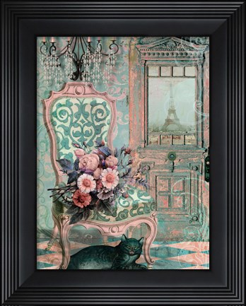 Framed Marcie in Paris Print
