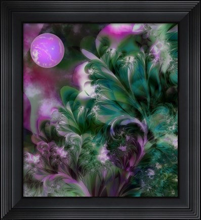Framed Moon In Bloom Print