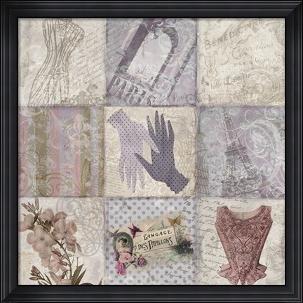 Framed Paris Nine II Print