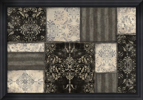 Framed Fleurs Enchantees Print