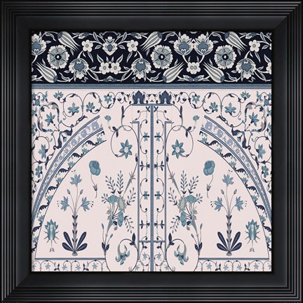 Framed Wedgewood Trellis Print