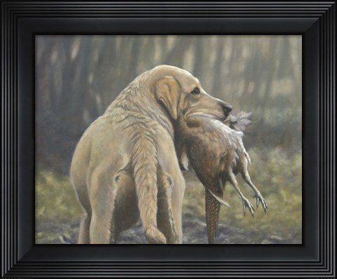 Framed Hunter 1 Print