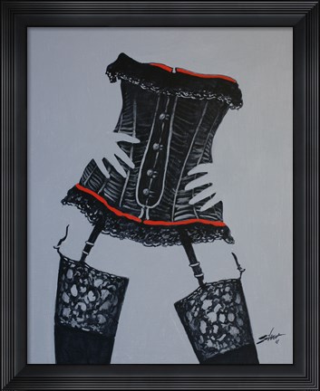 Framed Corset Print