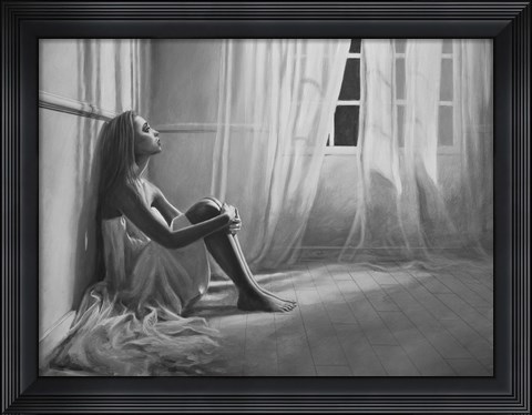 Framed Dreaming Print