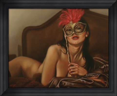 Framed Masked 1 Print