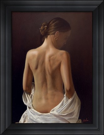 Framed Bare Back 2 Print
