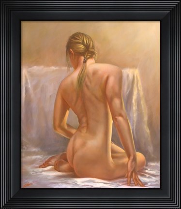Framed Bare Back 4 Print