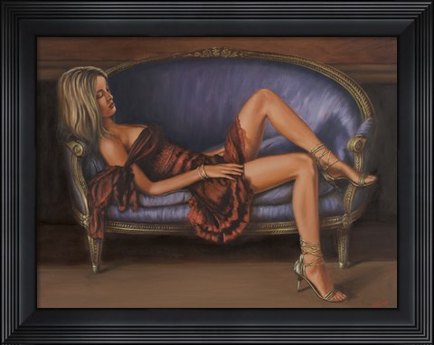 Framed Little Red Dress Print