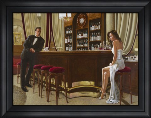 Framed At the Bar Print