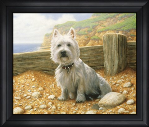 Framed Westie 1 Print