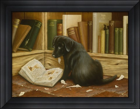 Framed Mischief Print