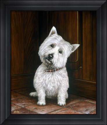 Framed Westie 2 Print
