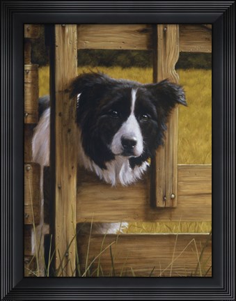 Framed Through the Fence Print