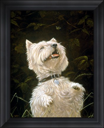 Framed Westie 3 Print