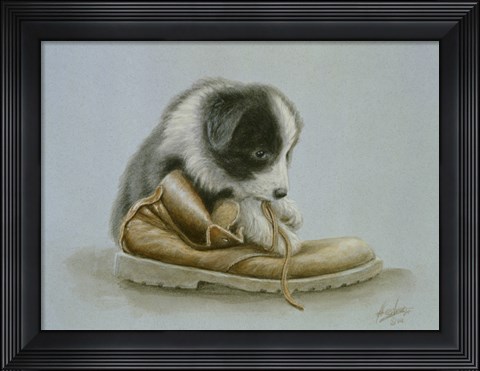 Framed Chewing Print