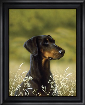 Framed Poised Print