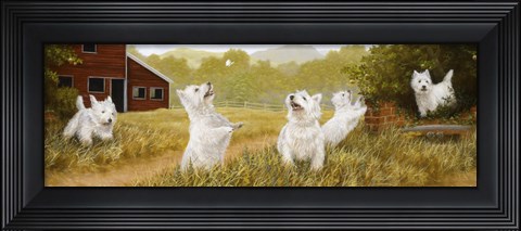 Framed Playful Print