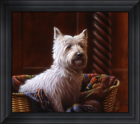 Framed Westie 7 Print