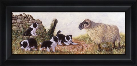 Framed Minding the Ram Print