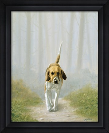 Framed Down the Path Print