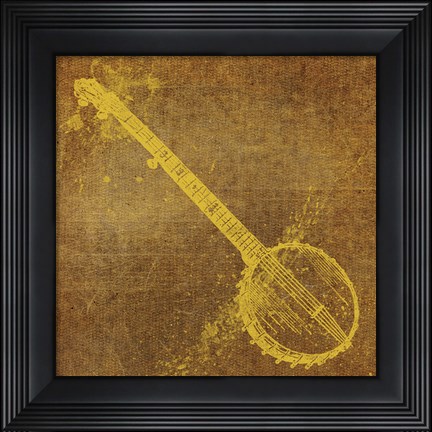 Framed Banjo Print