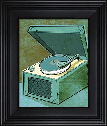 Framed Beat Phono Print