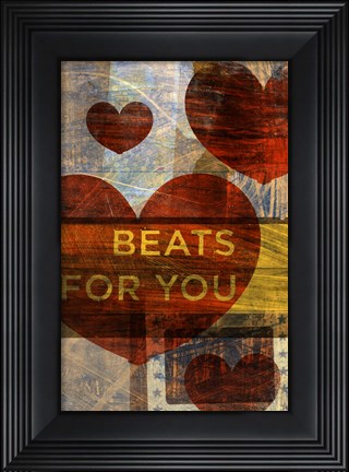 Framed Beats for You Print