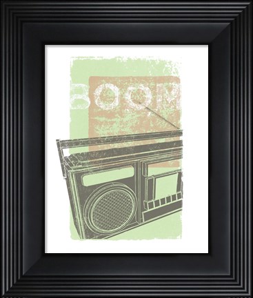 Framed Boom Print