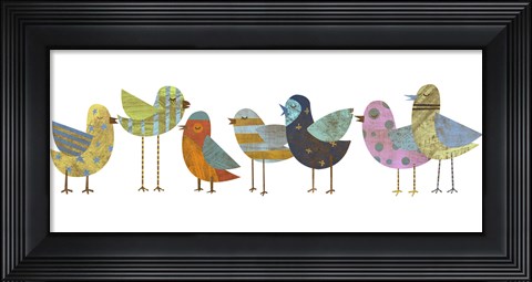 Framed Flock 01 Print