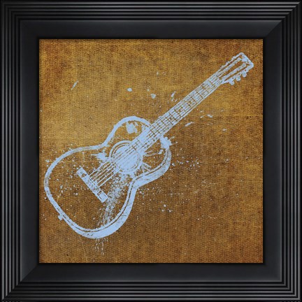 Framed Guitar Print