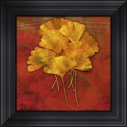 Framed Gingkos #2 Print