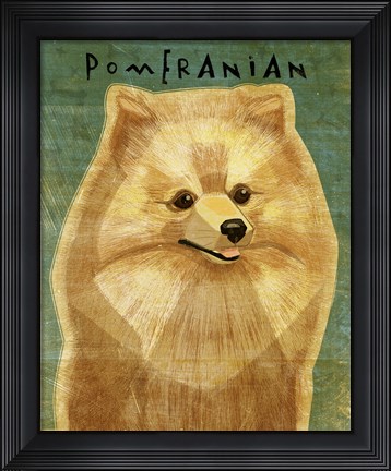 Framed Pomeranian Print