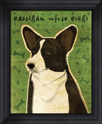 Framed Cardigan Welsh Corgi Print
