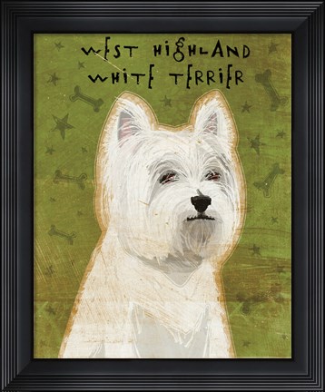 Framed West Highland Terrier Print