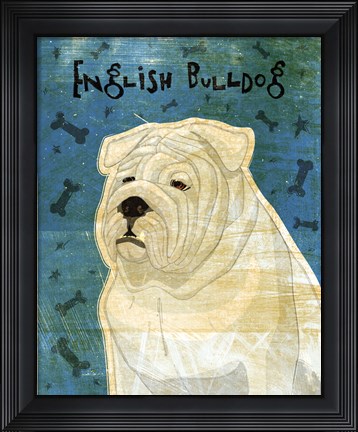 Framed English Bulldog Print