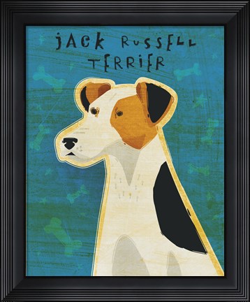 Framed Jack Russell Terrier Print