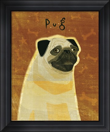 Framed Pug Print