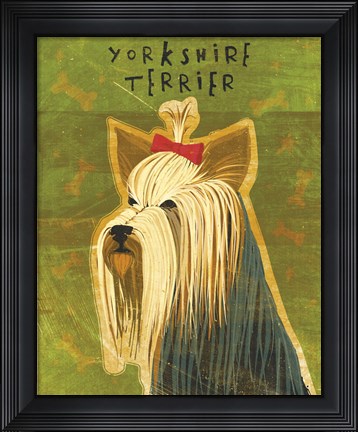 Framed Yorkshire Terrier Print
